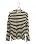JIL SANDER+（ジルサンダープラス）の古着「Logo Patch Striped T-Shirt」｜アイボリー