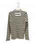 JIL SANDER+ (ジルサンダープラス) Logo Patch Striped T-Shirt アイボリー サイズ:XS：20000円