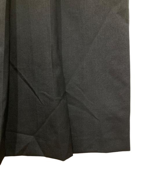 ENFOLD（エンフォルド）ENFOLD (エンフォルド) ハードウール タックプリーツ スカート ブラック サイズ:38の古着・服飾アイテム