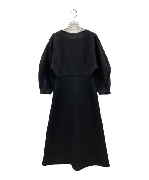 TWILL（ツイル）TWILL (ツイル) ボリュームスリーブAラインワンピース ブラック サイズ:Freeの古着・服飾アイテム