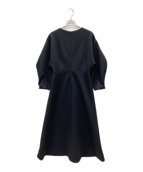 TWILL（ツイル）TWILL (ツイル) ボリュームスリーブAラインワンピース ブラック サイズ:Freeの古着・服飾アイテム