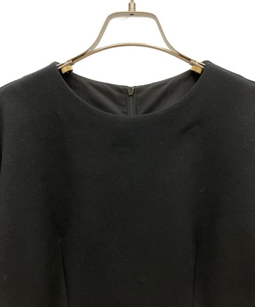 TWILL（ツイル）TWILL (ツイル) ボリュームスリーブAラインワンピース ブラック サイズ:Freeの古着・服飾アイテム