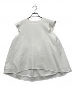 YOKO CHANヨーコチャン）の古着「バックコクーンブラウス」｜ホワイト