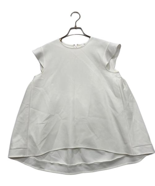 YOKO CHAN（ヨーコチャン）YOKO CHAN (ヨーコチャン) バックコクーンブラウス ホワイト サイズ:38の古着・服飾アイテム