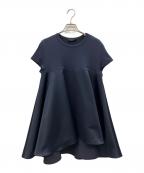 YOKO CHANヨーコチャン）の古着「Aラインカットソー」｜ネイビー