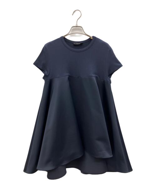 YOKO CHAN（ヨーコチャン）YOKO CHAN (ヨーコチャン) Aラインカットソー ネイビー サイズ:40の古着・服飾アイテム