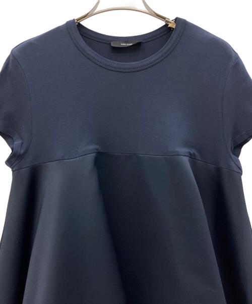 YOKO CHAN（ヨーコチャン）YOKO CHAN (ヨーコチャン) Aラインカットソー ネイビー サイズ:40の古着・服飾アイテム