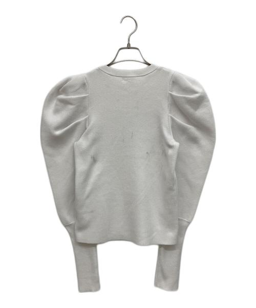 Bibiy.（ビビィ）Bibiy. (ビビィ) EFFIE PUFF KNIT ホワイト サイズ:Freeの古着・服飾アイテム