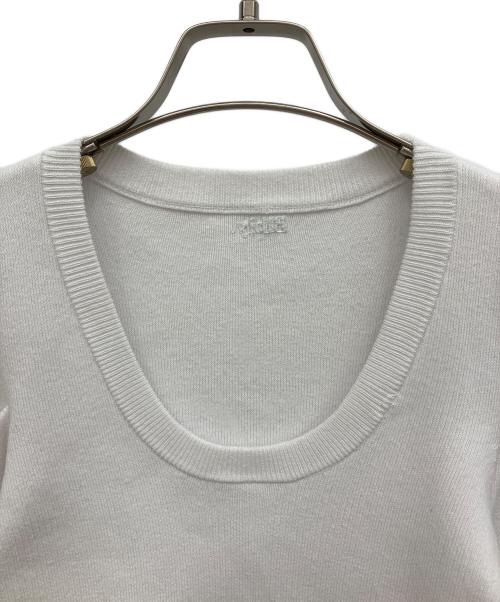 Bibiy.（ビビィ）Bibiy. (ビビィ) EFFIE PUFF KNIT ホワイト サイズ:Freeの古着・服飾アイテム
