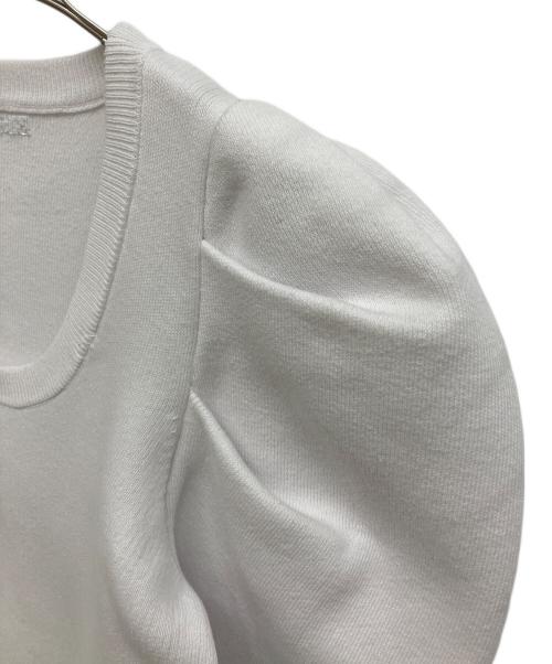 Bibiy.（ビビィ）Bibiy. (ビビィ) EFFIE PUFF KNIT ホワイト サイズ:Freeの古着・服飾アイテム
