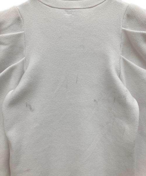Bibiy.（ビビィ）Bibiy. (ビビィ) EFFIE PUFF KNIT ホワイト サイズ:Freeの古着・服飾アイテム