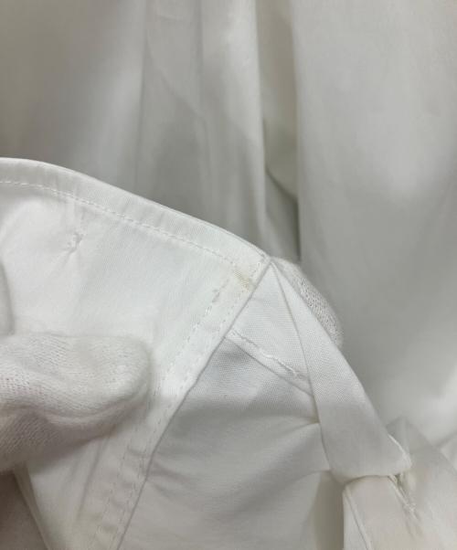 PRADA（プラダ）PRADA (プラダ) ポプリンストレッチシャツ ホワイト サイズ:44の古着・服飾アイテム
