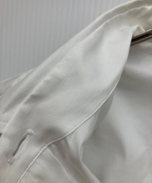 PRADA（プラダ）PRADA (プラダ) ポプリンストレッチシャツ ホワイト サイズ:44の古着・服飾アイテム