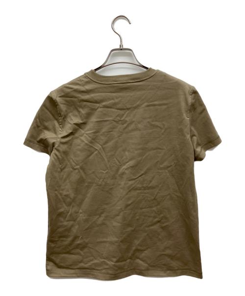 HERMES（エルメス）HERMES (エルメス) 刺繍ポケットTシャツ モカ サイズ:40の古着・服飾アイテム