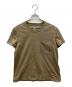 HERMES（エルメス）の古着「刺繍ポケットTシャツ」｜モカ