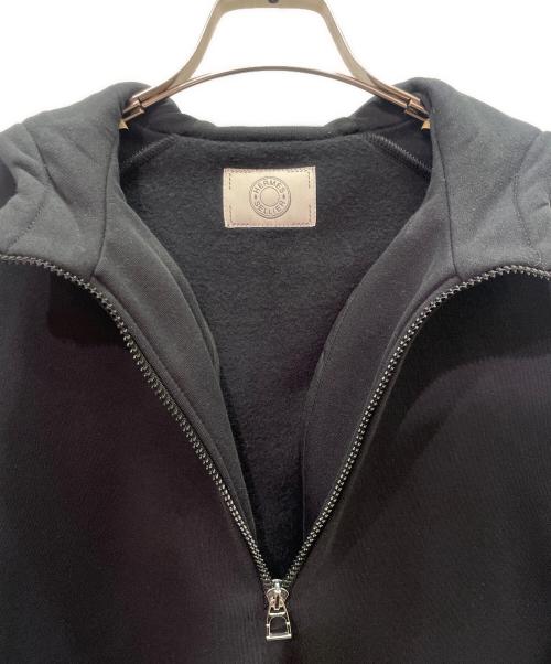 HERMES（エルメス）HERMES (エルメス) ハーフジップパーカー ブラック サイズ:Lの古着・服飾アイテム