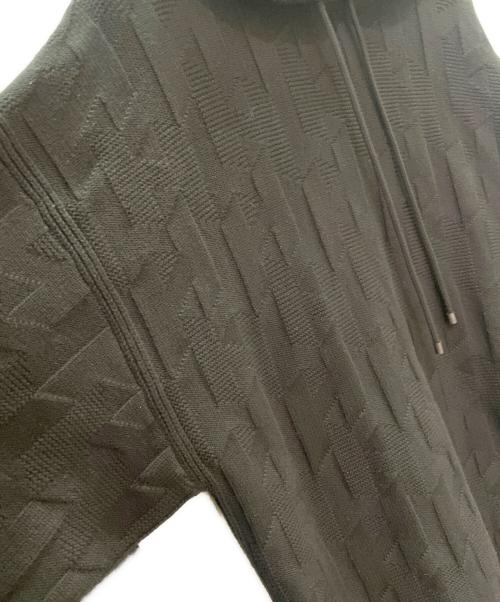 HERMES（エルメス）HERMES (エルメス) Hロゴ プルオーバー パーカー ブラック サイズ:38の古着・服飾アイテム