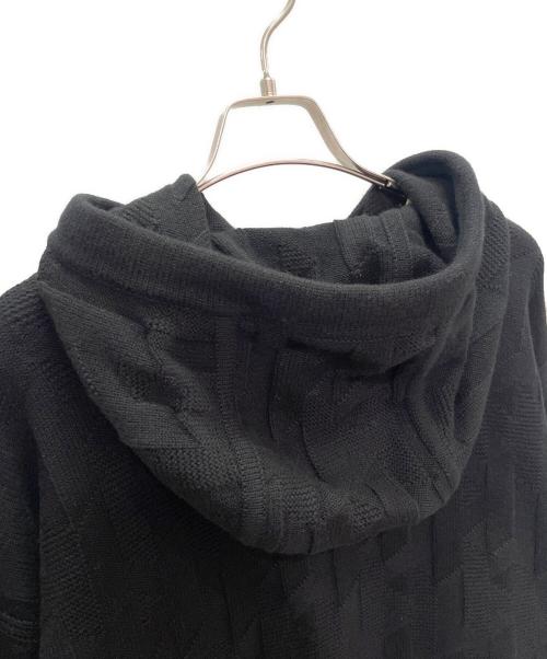 HERMES（エルメス）HERMES (エルメス) Hロゴ プルオーバー パーカー ブラック サイズ:38の古着・服飾アイテム