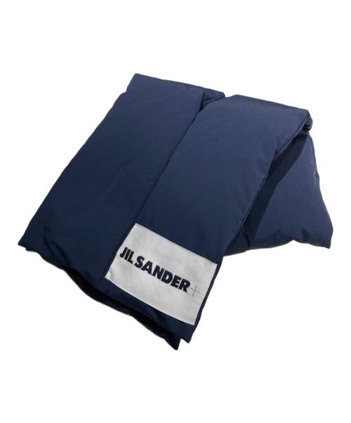 JIL SANDER+（ジルサンダープラス）JIL SANDER+ (ジルサンダープラス) ダウンマフラー ネイビーの古着・服飾アイテム