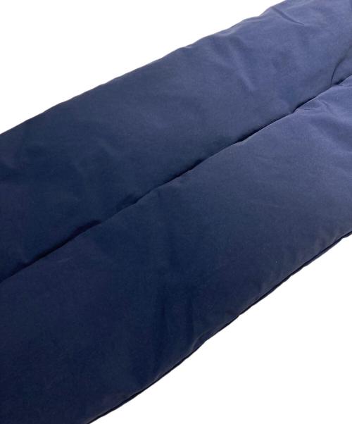 JIL SANDER+（ジルサンダープラス）JIL SANDER+ (ジルサンダープラス) ダウンマフラー ネイビーの古着・服飾アイテム