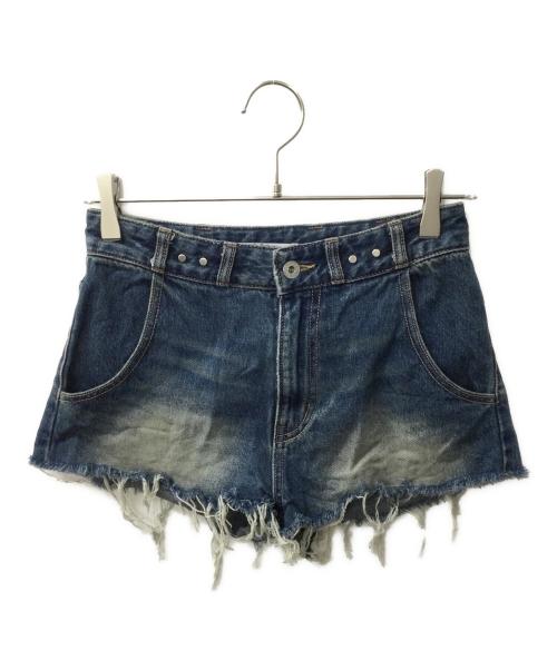 SPIRALGIRL（スパイラルガール）SPIRALGIRL (スパイラルガール) 2WAYカーゴオーバーダイデニム ブルー サイズ:Mの古着・服飾アイテム