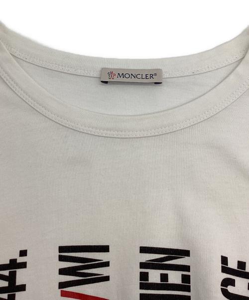 MONCLER（モンクレール）MONCLER (モンクレール) MAGLIA TEE ホワイト サイズ:Sの古着・服飾アイテム