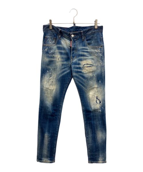 DSQUARED2（ディースクエアード）DSQUARED2 (ディースクエアード) SKATER JEANS インディゴ サイズ:46の古着・服飾アイテム