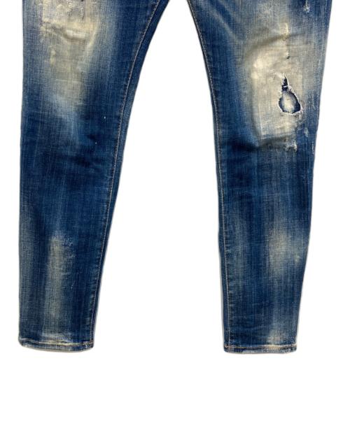 DSQUARED2（ディースクエアード）DSQUARED2 (ディースクエアード) SKATER JEANS インディゴ サイズ:46の古着・服飾アイテム