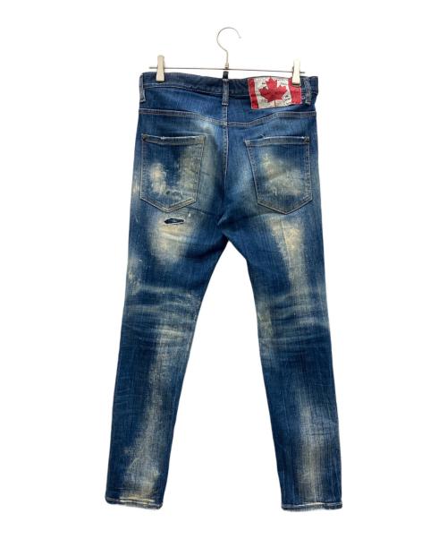 DSQUARED2（ディースクエアード）DSQUARED2 (ディースクエアード) SKATER JEANS インディゴ サイズ:46の古着・服飾アイテム