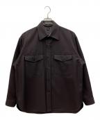 KAPTAIN SUNSHINEキャプテンサンシャイン）の古着「WOOL FLANNEL C.P.O」｜ブラウン
