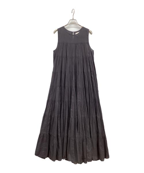 Spick and Span（スピック＆スパン）Spick and Span (スピックアンドスパン) HYU100/ボイルティアードワンピース ブラック サイズ:38の古着・服飾アイテム