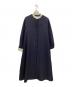 SHIPS any（シップスエニィ）の古着「ダブルクロス Aライン シャツワンピース」｜ネイビー