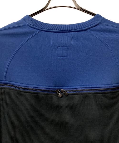 FACETASM（ファセッタズム）FACETASM (ファセッタズム) FACETASM WAFFLE KNIT ZIP SWEAT ブルー サイズ:3の古着・服飾アイテム