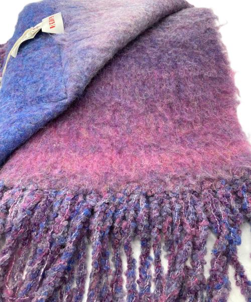 KAMIYA（カミヤ）KAMIYA (カミヤ) Dyeing Mufflar パープル 未使用品の古着・服飾アイテム