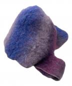 KAMIYA×CA4LAカミヤ×カシラ）の古着「Dyeing Knit Do-rag」｜パープル