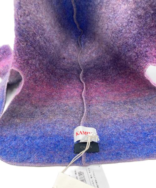 KAMIYA（カミヤ）KAMIYA (カミヤ) CA4LA (カシラ) Dyeing Knit Do-rag パープル サイズ:Fの古着・服飾アイテム