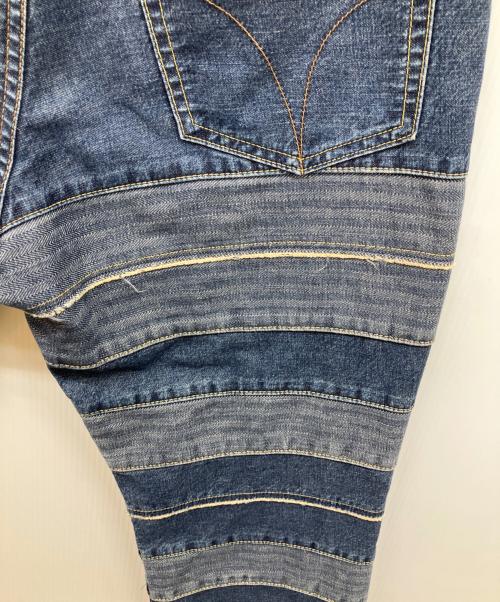 Hysteric Glamour（ヒステリックグラマー）Hysteric Glamour (ヒステリックグラマー) スクラッチフレアデニムパンツ ブルー サイズ:31の古着・服飾アイテム