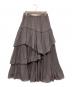 Snidel (スナイデル) ボリュームティアードスカート ブラウン サイズ:1：4000円