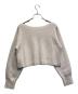JUSGLITTY (ジャスグリッティー) 2WAYウールカシミヤプルオーバー グレージュ サイズ:2：5000円