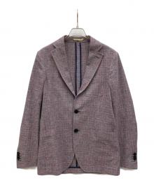 LATORRE（ラトーレ）の古着「コットンリネンテーラードジャケット」｜マルチカラー