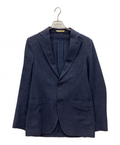 極美品 LATORRE リネン混スラックス 44 インディゴ ラトレ 中古・古着通販】LATORRE (ラトーレ) コットンリネンテーラード