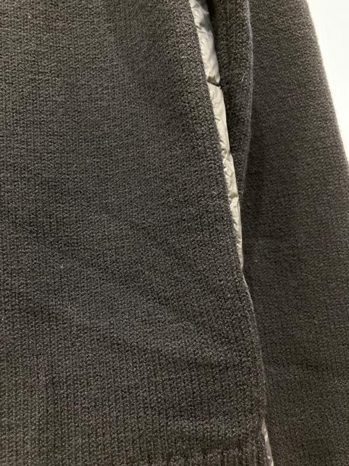 MONCLER GRENOBLE（モンクレール グルノーブル）MONCLER GRENOBLE (モンクレール グルノーブル) CARDIGAN TRICOT(カーディガントリコット)ニットコンビダウンジャケット ネイビー サイズ:Sの古着・服飾アイテム