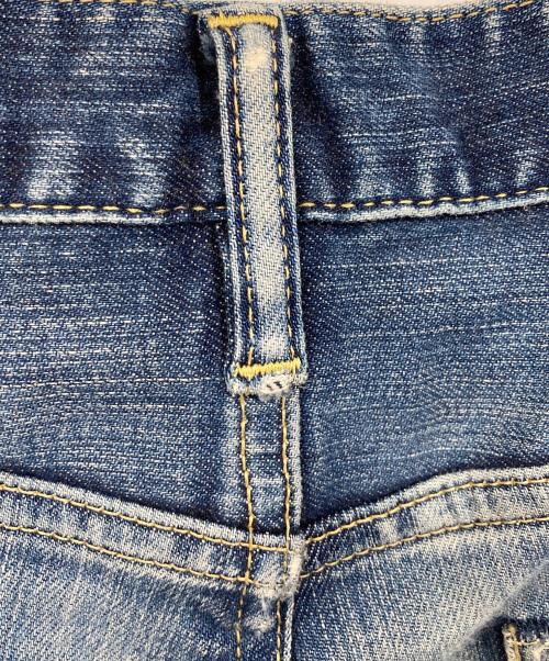 Hysteric Glamour（ヒステリックグラマー）Hysteric Glamour (ヒステリックグラマー) スタッズダメージデニムパンツ インディゴ サイズ:71cm (W28)の古着・服飾アイテム