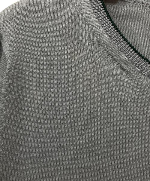 mina perhonen（ミナ ペルホネン）mina perhonen (ミナ ペルホネン) コットンニットカーディガン グレー サイズ:36の古着・服飾アイテム