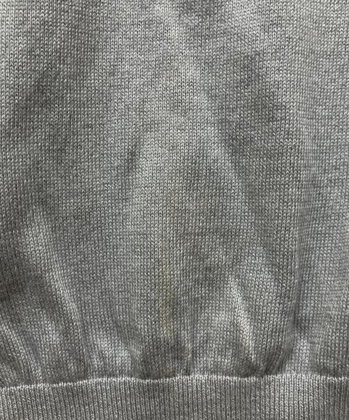 mina perhonen（ミナ ペルホネン）mina perhonen (ミナ ペルホネン) コットンニットカーディガン グレー サイズ:36の古着・服飾アイテム
