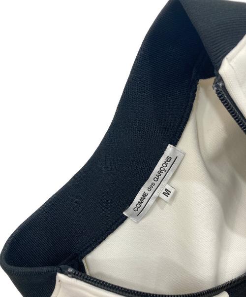 COMME des GARCONS（コムデギャルソン）COMME des GARCONS (コムデギャルソン) バイカラートラックジャージ ホワイト×ブラック サイズ:Mの古着・服飾アイテム