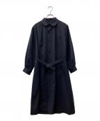 tricot COMME des GARCONSトリココムデギャルソン）の古着「ベルト付ラウンドカラーワンピース」｜ネイビー