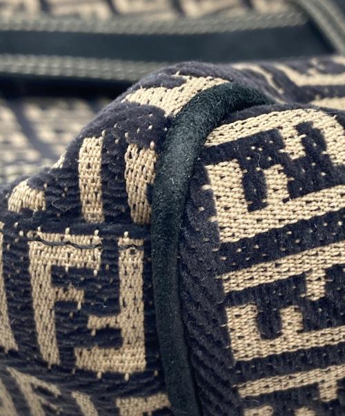 FENDI（フェンディ）FENDI (フェンディ) ズッキーノハンドバッグ ブラウンの古着・服飾アイテム