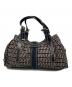 FENDI (フェンディ) ズッキーノハンドバッグ ブラウン：57000円