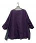 MOYURU (モユル) 切替ブラウス パープル サイズ:M-Ⅼ：4000円
